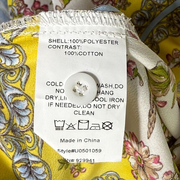 NWT Suzanne Betro W 1X Floral Scarf and Striped Long-Sleeve Shirt - MSRP $77 - Picture 6 of 7